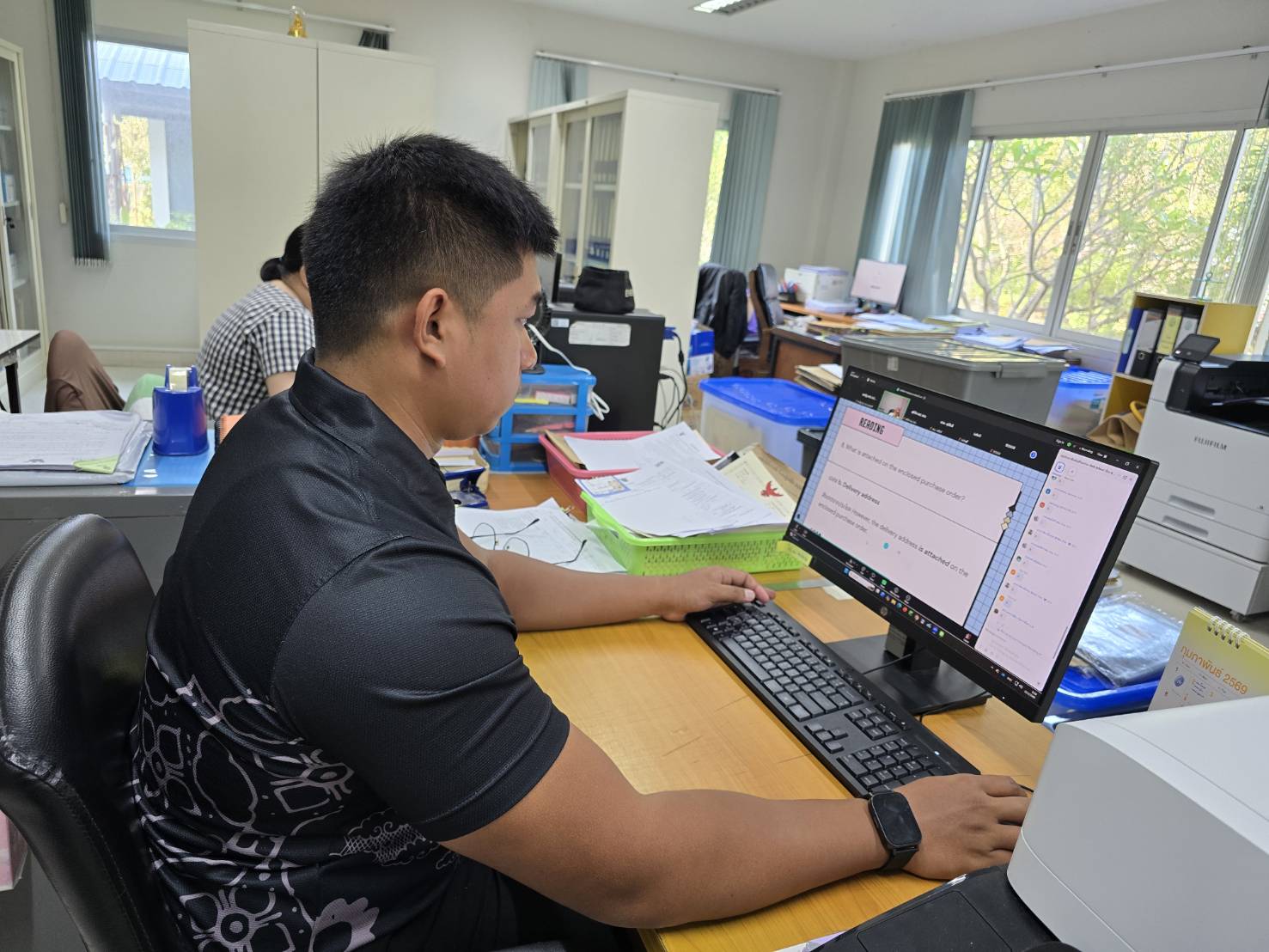 title - ส.ป.ก.เพชรบุรี ร่วมกิจกรรม Unit School เรื่อง ติวสอบ ก.พ. วิชาภาษาอังกฤษ ครั้งที่ 1 เพื่อพัฒนาทักษะภาษาอังกฤษที่จำเป็นสำหรับการสอบของ (ก.พ.)